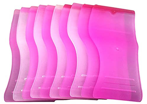 Lot de 12 spatules de nettoyage en plastique en forme de S pour maquillage, maquillage, masque, épilation à la cire, outil de beauté, couleur aléatoire