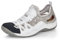 Rieker Damen Low-Top Sneaker L0539, Frauen Halbschuhe, lose Einlage,Freizeitschuhe,Turnschuhe,Laufschuhe,Sportschuhe,Weiss Kombi (80),38 EU / 5 UK