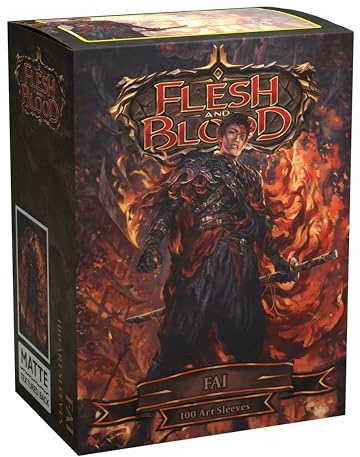 Arcane Tinmen 100 Dragon Shield - Flesh and Blood Uprising - Matte Art Sleeves, Version:Version 2
