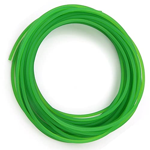 PU-Polyurethan-Rundriemen PU-Antriebsriemen Polyurethan-Antriebsriemen Grüne Raue Oberfläche Hochleistungs-Urethan-Rundriemen Grüne für die Antriebsübertragung(3mm*10m)