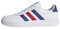 adidas Breaknet 2.0 Shoes, Zapatillas Hombre, White Lucid Blue Better Scarlet, 40 2/3 EU