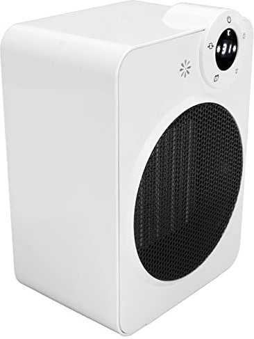 Chauffage pour Niche pour Chien, Mini Radiateur à Faible Bruit 3 Vitesses avec Télécommande pour Niche pour Chien pour Vent Froid pour Dortoir