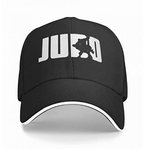 MOBSAN Klassisch Basecap Judo Baseball Cap Judo für Judoka Baseball Hut Modische Polyester Trucker Stil Logo Cap Hip Hop Liebhaber lustige Outdoor-Sportarten Sonnenhut Geschenk