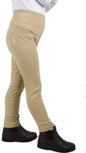 Cameo Equine Junior Core Horse Riding Tights Comfortable Flexible Phone Pocket