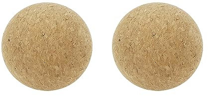 Bitray Tappo in legno per decanter per vino, diametro 8 cm, 2 pezzi