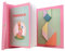 NIWWIN Magnetischer Tangram aus Holz, Puzzle-Spiel, Reisespiel, mentale Übung, IQ-Buch mit Lösungen, pädagogisches Spielzeug der Kinder, Geburtstagsgeschenke für Kinder im Alter von (Rosa)