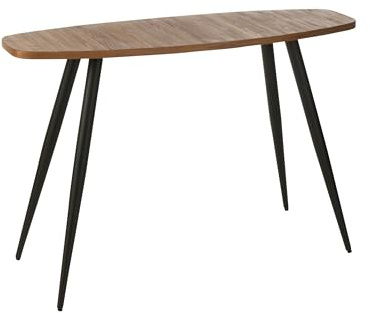 J-Line Konsolentisch Oval - Recyceltes Teakholz - Natur