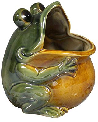 ETomey Sparschwein, Spardose, Frosch, Tierform, Sparschwein, Temperatur, Keramik, Münze, Spardose, Spardose, Spielzeug, Geburtstag, Spardose for Kinder