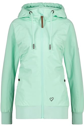 ALIFE and Kickin NaminiAK A Jacket – Damen Übergangsjacke – Leichte Atmungsaktive Jacke für Sommer & Übergangszeiten – Perfekt für Outdoor-Aktivitäten Fresh Mint S