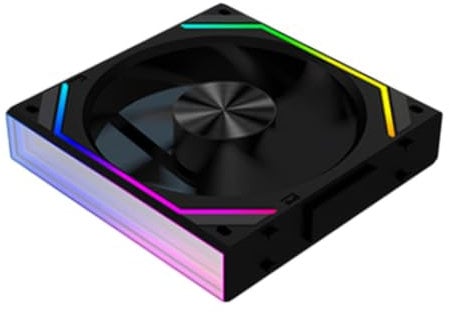 Kznifmk V2RS Case Fan Magic Block Free Splicing 120mm PC Computer 12V Chassis Fan Lian 3PIN 5V ARGB Divine Light Li Black,B