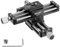 Neewer 4 Axis Macro Focusing Rail, 360° Rotatable Aluminum Alloy Macro Rail Slider with Acra Type Quick Release Plate & 1/4 Screw for Camera Camcorder Film Macro Photography Close Ups, GM-MP3