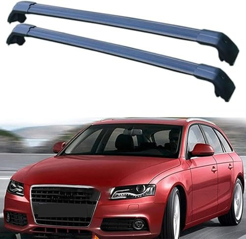 ZHAOWLI Aluminium Querträger für Audi A4 Avant 8K5 B8 2009 2010 2011 2012 2013 Dachträger, Alu Relingträger Lastenträger Grundträger Dachgepäckträger Auto Zubehör