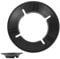 Happyyami 1stk Gasherd Windschutzscheibe Gaszylinder Propanbrenner Campingkocher Camping-gaskocher Schild Haube Wokhalter Für Gasherd Tragbar Gasadapter Wok-Brenner Black Raffiniertes Eisen