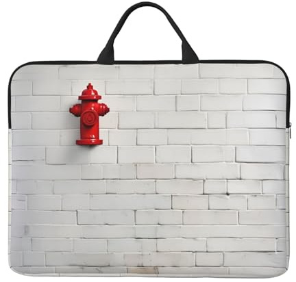 Old White Brick Wall Basics Laptop-Tragetasche, 41,5 cm (16,5 Zoll), für Laptop/Notebook/Tablet, wasserdichte Aktentasche