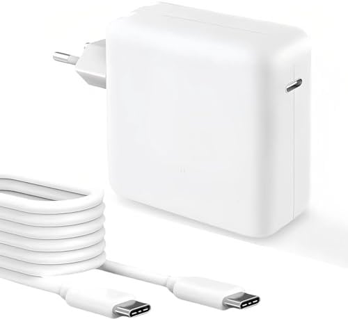 Cargador USB - C 67w para MacBook Pro/Air 13-15 Pulgadas 2018-2024, iPad Pro 12.9/11 Pulgadas, iPad Air 5/4, Macro, thinkpad, HP y Todos los Dispositivos USB - C con Cable 2M / 6.6f