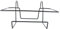 Yardwe Boîte Cintre de Garde-Corps peuplements de Plantes Panier de Plantes Jardiniere Plastique Pot de Fleur Plastique Support de Plante de clôture Support Suspendu Pot de Fleurs Black