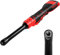 Cordless Ratchet Wrench for Milwaukee 18V Battery, 3/8 Electric Extended 16cm Long Rod Drive Ratchet Wrench Power Tool with LED Light, 600 RPM, 80 N.m