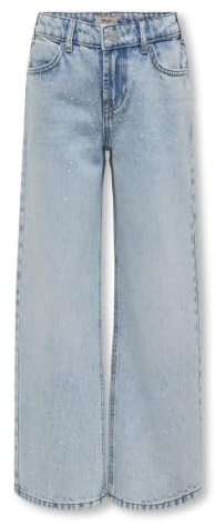 ONLY Girl Jeans mit weitem Bein KOGCOBAIN Gerade geschnitten Jeans