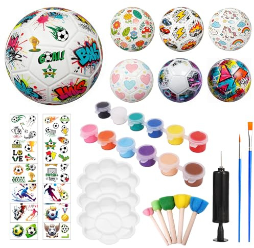 KMFYMPT Bastel Sets, Fußball Malset Bastelset, Kreativset