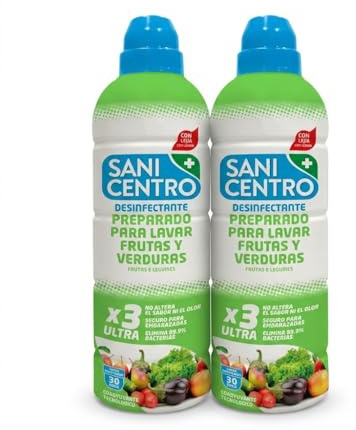 Desinfectante Frutas y Verduras Concentrado 2x750 ml