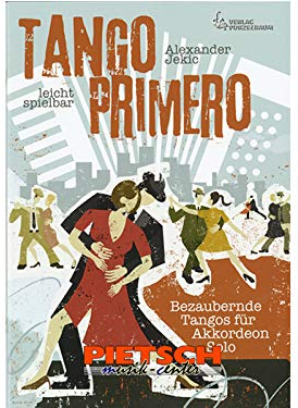 Verlag Purzelbaum Tango Primero: Akkordeon Noten mit Orange Audio-CD