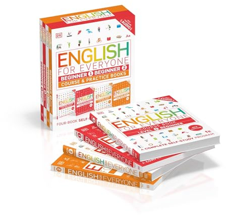 English for Everyone: Beginner Box Set - Level 1 & 2: ESL for Adults, an Interactive Course to Learning English