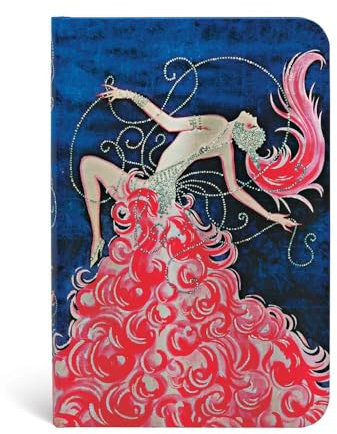 Vintage Vogue Kabarett Kabarett - Notizbuch Mini Unliniert - Paperblanks