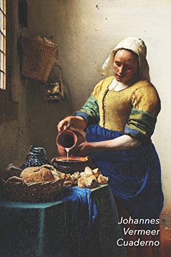 Johannes Vermeer Cuaderno: La Lechera | Elegante y Practico | Libreta Para Escribir | Para Tomar Notas (Cuadernos Para Escribir)