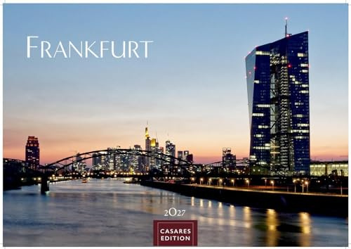 Frankfurt Kalender 2027 – Wandkalender | Fotokalender Deutschland 50x35cm – faszinierende Stadtansichten der Mainmetropole mit 12 großformatigen Bildern