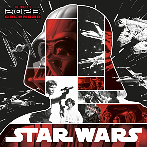 Star Wars Kalender für Erwachsene 2023 – Monatsplaner 30 cm x 30 cm – offizieller Merchandise-Artikel
