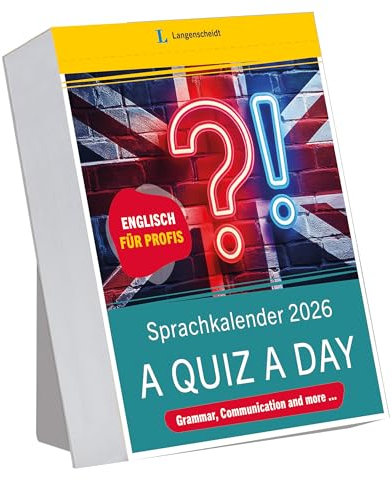 Langenscheidt Sprachkalender Englisch A Quiz a Day 2026: Tagesabreißkalender