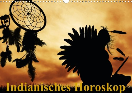 Indianisches Horoskop/Geburtstagskalender (Wandkalender immerwährend DIN A3 quer)