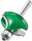 Trend CraftPro Bearing Guided Round Over Router Cutter, 1/4 Inch Shank with 12.7mm Radius and 19.1mm Cut Length, Carbide Tipped, C079X1/4TC