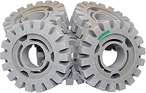 HAZET Folienradierer, für wasserlösliche Lacke 9033-6-01A/5 | 1280 g, Antrieb 400120 Bohrmaschine , Schleifmaschine , Meißel , Säge , Schere,, 5 Stück Folienradierer (dunklere Ausführung)