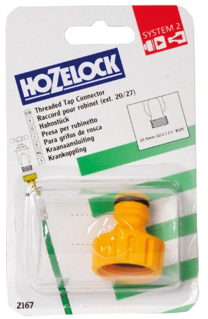 Hozelock - Adaptador para grifos sin rosca de 3/4''