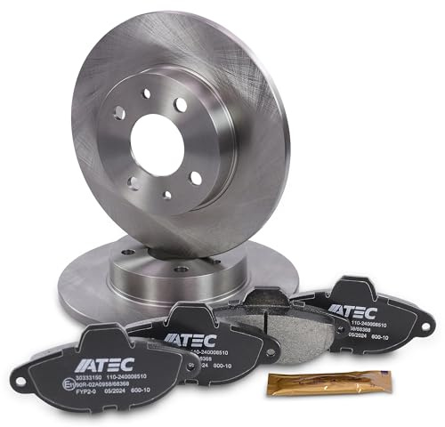BESTPRICE ATP Bremsenset Vorderachse inkl. Bremsscheiben Voll Ø 240,5 mm + | Kompatibel mit: FIAT PANDA, PANDA Kasten/Schrägheck, PUNTO, PUNTO, PUNTO Cabriolet, PUNTO Kasten/Schrägheck, PUNTO Van
