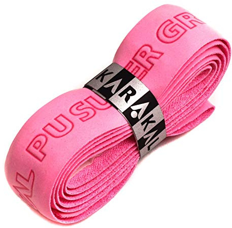 Karakal Supergrip Grip Polyurethane Various Colours and Numbers Pink pink Size:4x