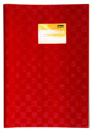 10 Heftumschläge/Hefthüllen DIN A4 / Baststruktur/Farbe: rot