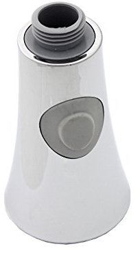 Hoga Brause 10855 für Spiralfeder Spültischarmatur mit 2 Strahlarten, 2-fach verstellbar, Anschluss 1/2, Antikalk-Noppen, Chrom