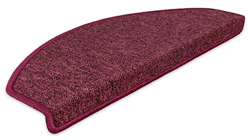 Kettelservice-Metzker® Stufenmatte Treppenmatte Rambo Halbrund - in vielen aktuellen Farben (Bourdeaux)