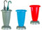 Bronzo Srl Portaombrelli A Forma Conica. Colorazioni Assortite: Rosso, Grigio, Blu. in Plastica.