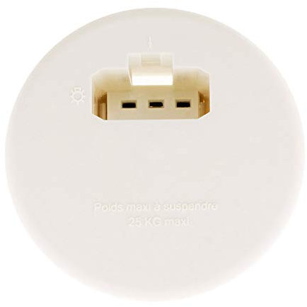 Couvercle DCL pour boîte applique Ø80mm - Blanc - Zenitech