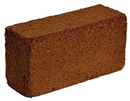 Fibra di cocco, mattone 650 g – Additivo terriccio terreno di coltura per piantare semi mix, naturale, Worm Bedding e idroponica