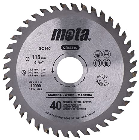 SIERRA CIRC WIDIA 115MM 40 DIENTES CLP18 SC140-P