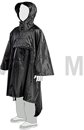 Tasmanian Tiger Herren TT Tac Poncho, Black, M