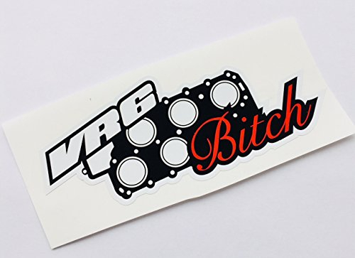 Schönheits Shop VR6 Bitches Autoaufkleber Tuning Sticker Milf Decal Dapper 6 Zylinder Aufkleber ShockerAuto