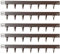 CORE EDGE Lawn Edging | Flexible Decorative Steel Edging Garden Border Edging Lawn Edging Strip Garden Border with a 65mm face height (Brown)