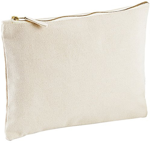 Westford Mill Canvas Stoffbeutel/Tasche/Kosmetiktasche (2 Stück/Packung)