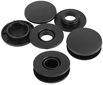 X AUTOHAUX Voiture Sol Tapis Fixation Pinces Antidérapant Boucle Attache Noir 4 Kits