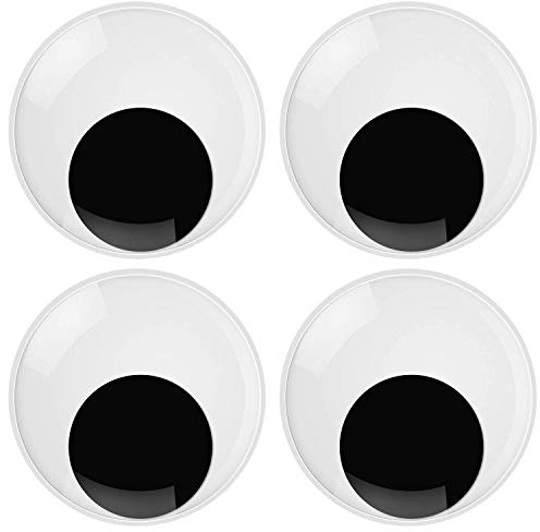 Wackelaugen, 76mm Selbstklebend Wackelaugen Für Scrapbooking Kunsthandwerk Zubehör (4 Stück)